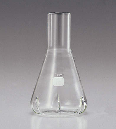 バッフル付三角フラスコ リム無 4552FK300R 300ml｜越路商会　店