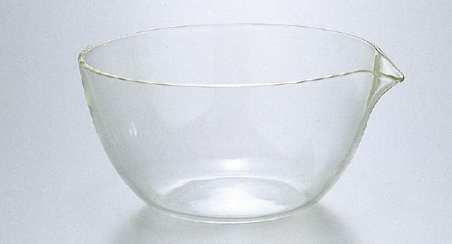 硝子製 蒸発皿 平底 180mm