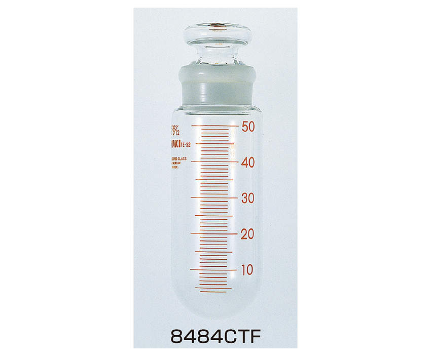 IWAKI遠沈管 100ml 共栓 目付 丸底 8484CTF100 1本入|越路商会 店