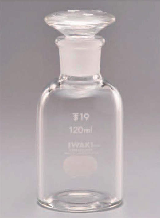 共通試薬瓶細口 白 500ml 1505S-BT500