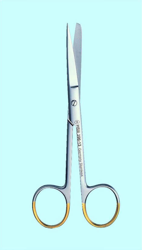 ハマｰ 修める試験用剪刀 HSB396-13 研究・実験用品-その他