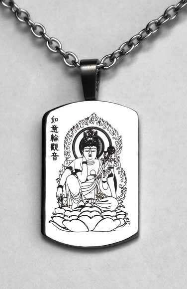 純チタン「如意輪観音」シャンデリヤ（ゲルマニウム入り口・入口）