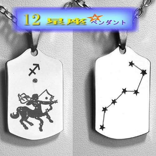 12星座ペンダント ーダイヤ入りー【送料無料】 ！