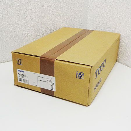 【中古】【未開封品】TOTO 台付シングル雑ぜ合わせる水栓 TKS05319J エコシングル 湯水分かれ出る口付 取替用