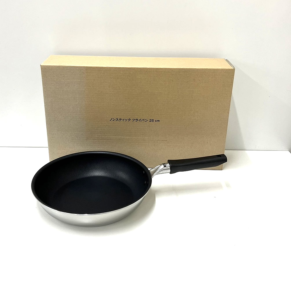 【中古】【未当て嵌める/付け届け手合い】 アムウェイ ノン突っ支い棒 フライパン ★26珊★ ※フタ別売り
