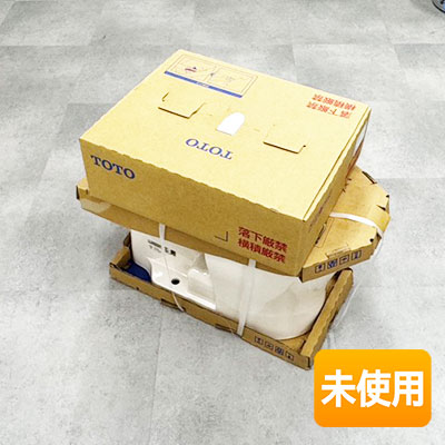 【中古】【未使用】TOTO パブリックコンパクト便器 フラッシュタンク式 CFS498BM(CS498B+SP498BAY)（便器・タンクセット) #SC1 排水アジャスターHP498M欠品｜キューブファクトリー