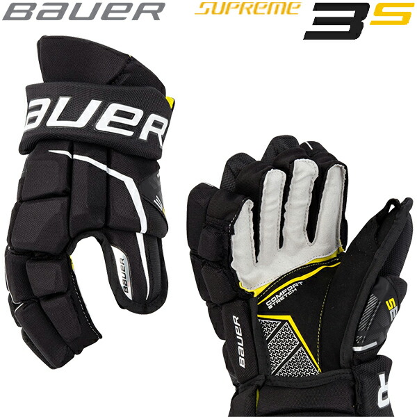 市場 BAUER S21 シュープリーム グローブ シニア アイスホッケー：スケート靴 3S