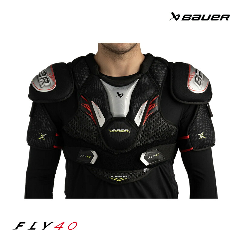 BAUER 肩先 S25 ベイ基準打数 FLY40 年がしら アイスホッケー