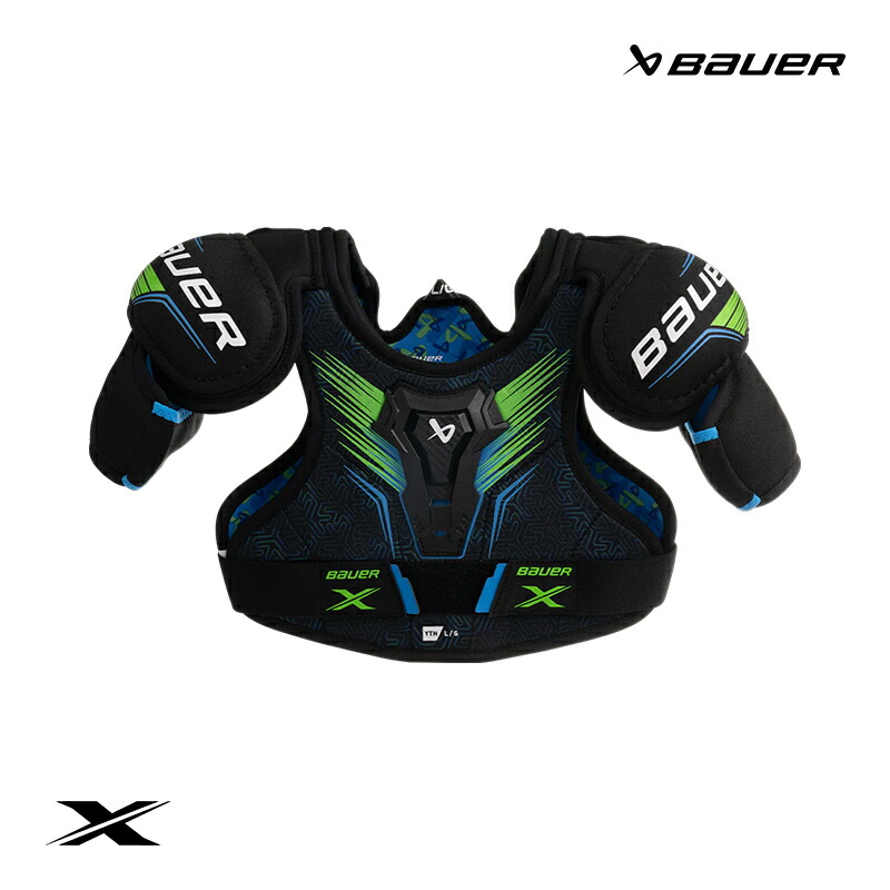 BAUER 肩先 S24 X 若い者 アイスホッケー