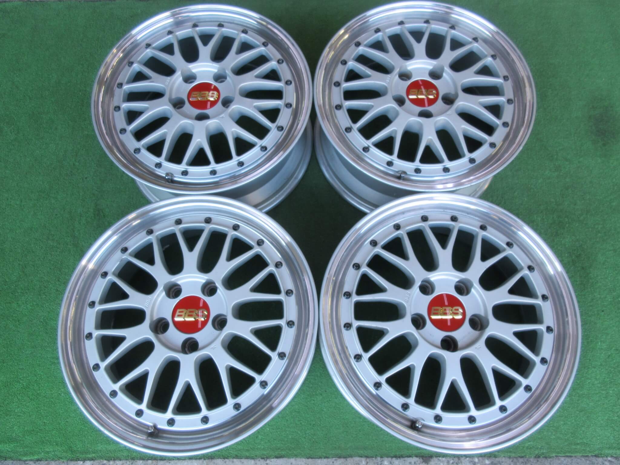 楽天市場】中古 ホイール BBS 1本セット 17インチ 7J +48 PCD 100