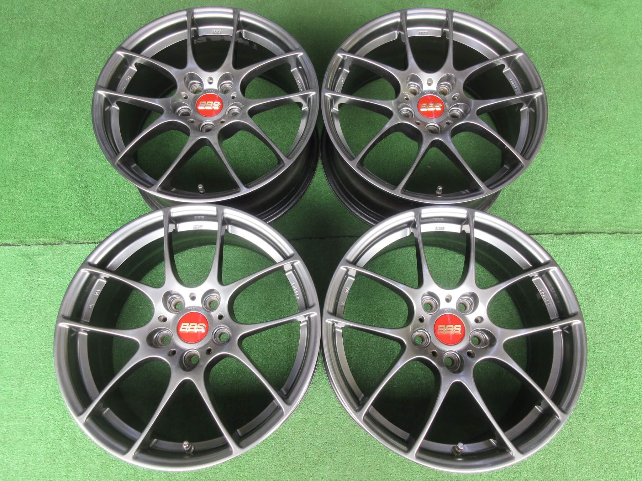 【中古】鍛造ホイール！ＢＢＳ　ＲＦ506　7.5J-17 5H112 +50　57.1パイ　フォルクスワーゲン　ゴルフ　ポロなどに♪｜小杉タイヤ販売