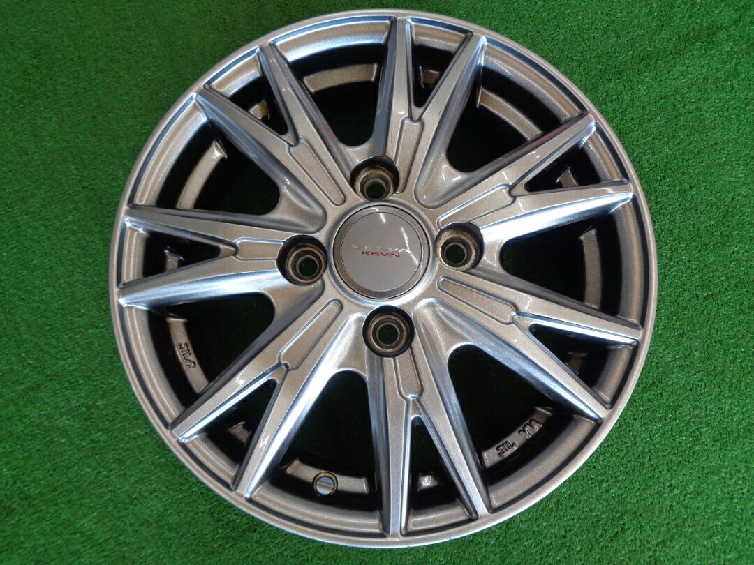 ヴェルバケビン　4J-13　4H100　+45　タント　ワゴンR　ムーヴなど　中古ホイール　神奈川県