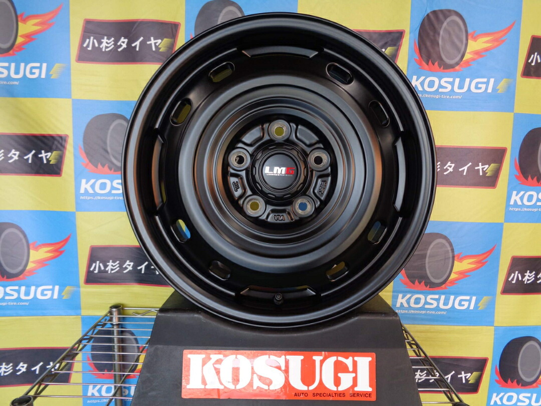 新品未使用　15インチ　LMG　OFF　STYLE2　オフスタイル2　4本セット　6J-15　5H100　+43　マットブラック　シエンタ　神奈川県 42,900円