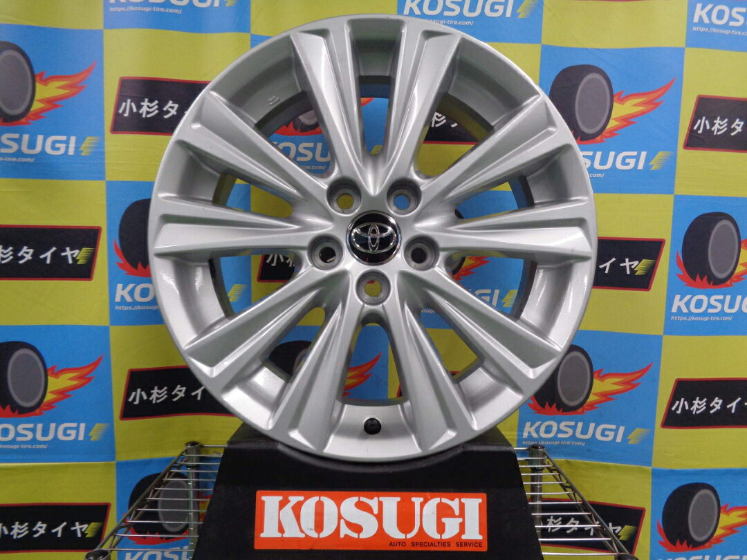 トヨタ　30系　アルファード純正　18インチ　中古ホイール　4本セット　7.5J-18　5H114.3　+45　ヴェルファイア　神奈川県