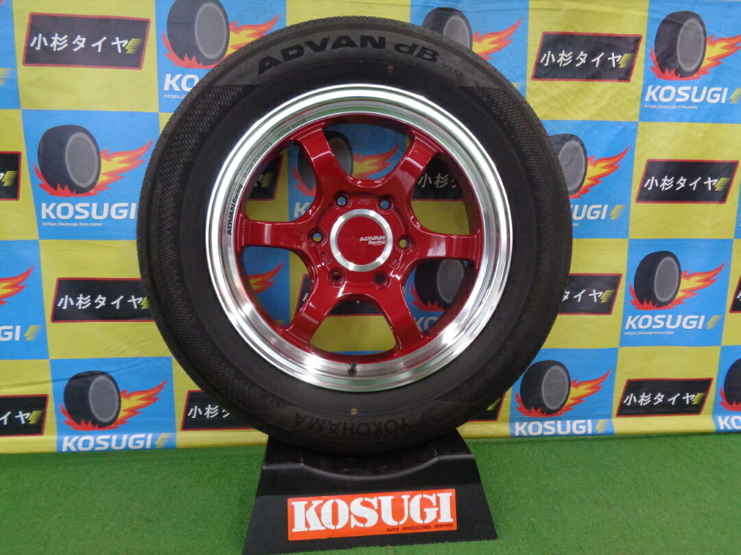 ヨコハマ　アドバンレーシング　RG-D2　215/60R17　アドバンｄB　V553　17インチ　中古セット　ハイエース　atsugiM31