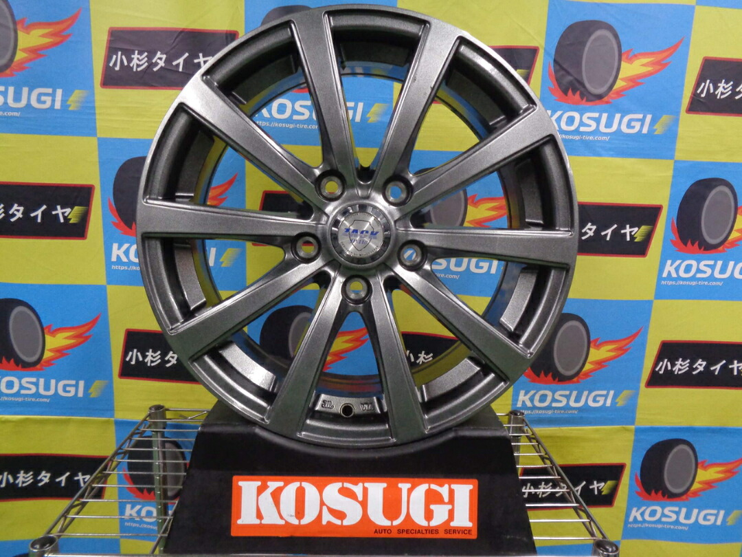 中古ホイール　16インチ　ザックJP-110　6.5J-16　5H114.3　+53　4本セット　70系　80系　ノア　ヴォクシー　atsugiM35
