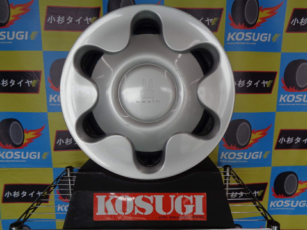 スズキ　ラパン　純正　鉄ホイール　中古　4本セット　鉄チン　4.5J-14　4H100　+45　14インチ　atsugiM97