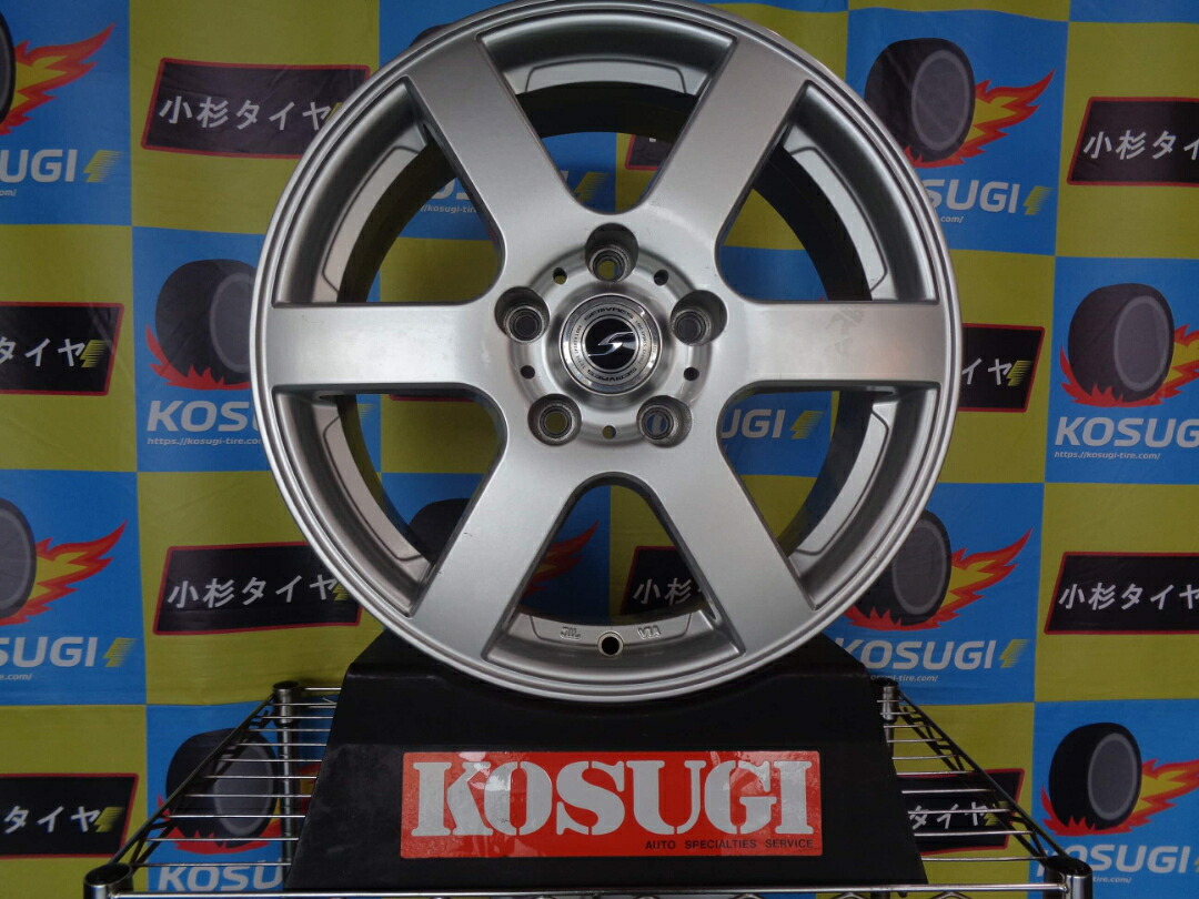 16インチ　中古ホイール　ウェッズ　センベア　6.5J-16　5H114.3　+40　4本セット　90系　ノア　ヴォクシー　atsugiM201｜小杉タイヤ販売
