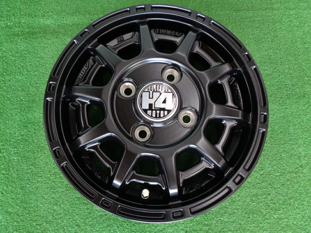 楽天市場】4本 新品 12インチ ホイール H4 MOTOR X1 4.0J4H 100