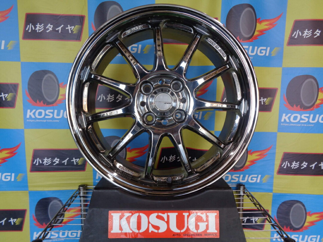 WORK　EMOTION　11R　ワーク　エモーション　中古ホイール　16インチ　6.5J　4穴　PCD100　インセット+52　atsugiM221｜小杉タイヤ販売 33,605円