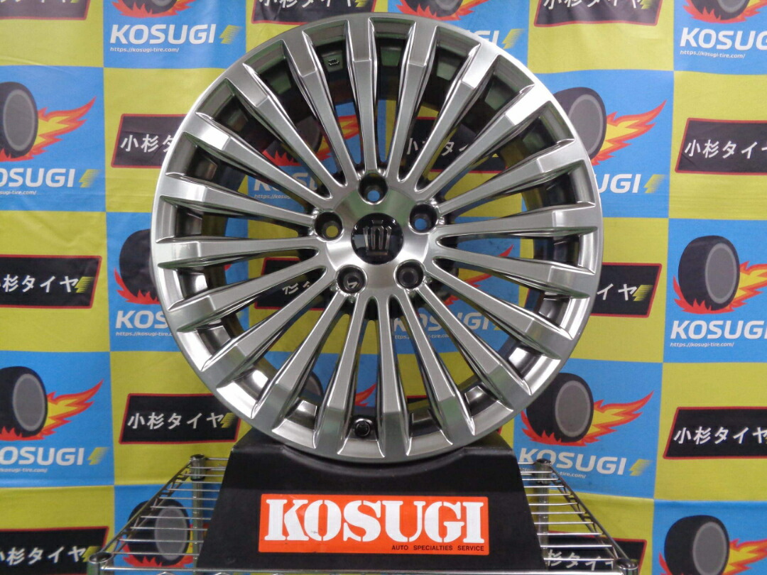 【新車外し】ハリアー80 HV Z　純正 19インチ　アルミホイール4本セット 新車外し品】トヨタ 80 ハリアー G 純正 18in 7J +35 PCD114.3 4