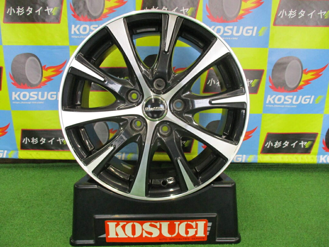 ラフィット　6.5J-16　5H114.3　+53　CX-3　アクセラ　オデッセイなど　中古ホイール　4本　【Y36　大和店】