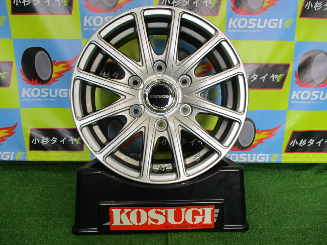 バイソン　6J-15　6H139.7　+44　NV350キャラバン　中古ホイール　4本　【Y68　大和店】 27,335円