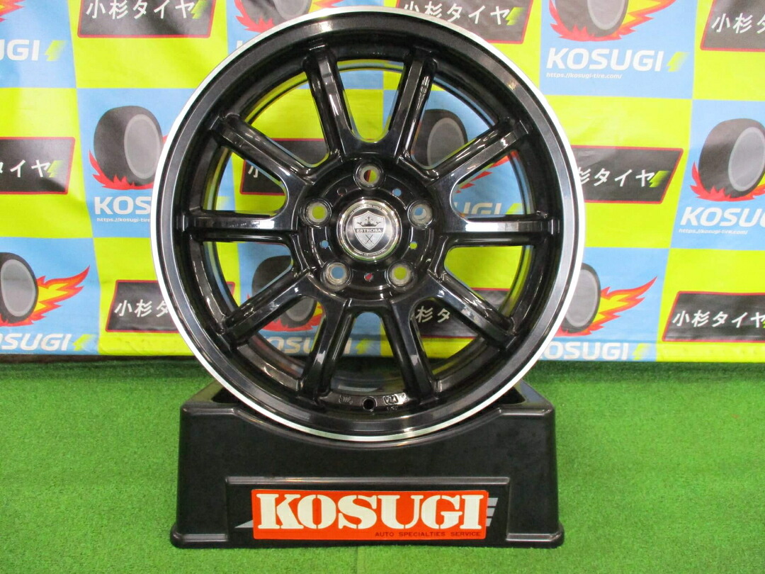 エステローザ　6.5J-16　5H114.3　+53　CX-3　アクセラ　エスクァイアなど　中古ホイール　4本　【Y72　大和店】