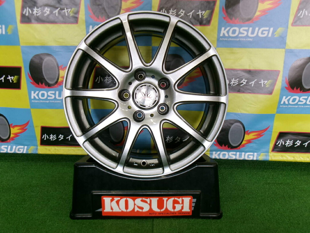 ロクサーニスポーツRS10　(2)　6.5J-16　5H114.3　+38　90ノア・ヴォクシー　プリウスαなど　中古ホイール　4本　【Y141　大和店】