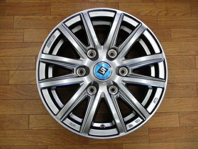 未使用展示品　ザインSS　6J-15　6H139.7　+44　NV350キャラバン　中古ホイール　4本　【H123　大和店】