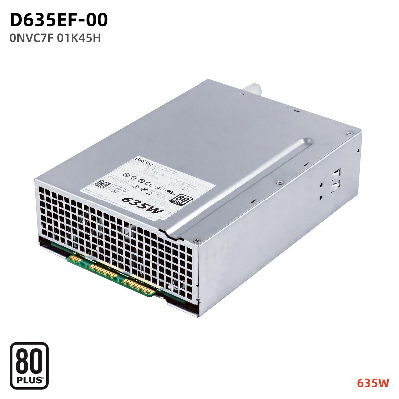 純正新品 DELL デル Precision T5600 T3600用 1300W 電源ユニットD635EF-00 F635EF-00電源装置DPS-635AB A 80PLUS GOLD 0NVC7F 01K45H DEL-D-0635ADU00-101