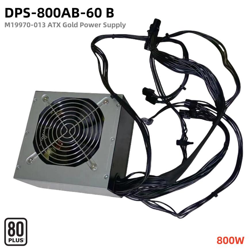 純然たる新品 HP Cooler Master Omen 40L OMEN 45L Desktop GT22-0781JP用 DELTA製 DPS-800AB-60 B 800W 相応う 24-Pinワット数社会的単位 PSU ATX Power Supply M35740-001 PFC 80PLUS GOLD 24PIN+8P(4+4中央処理装置)+(6+2)PIN*2+SATA*3 パソコン容れものワット数とり備える PCB工業 Gaming Power Supply