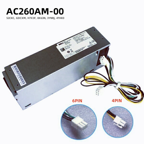 楽天市場】【中古】 180W交換用電源ユニット (6ピン+4ピン) Dell