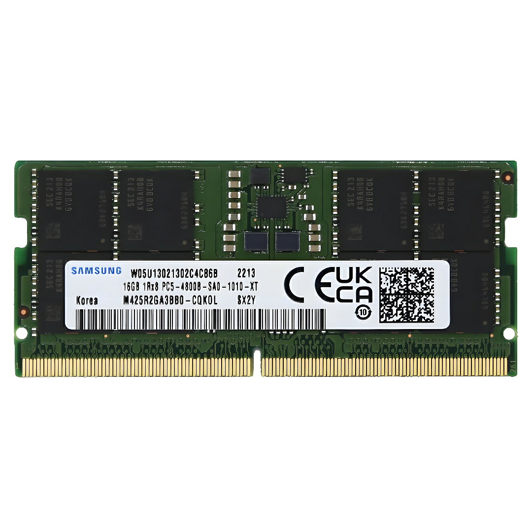 【新品】サムソンDDR5-4800　32GB（16GB×2枚） 楽天市場】16gb ddr5 4800 ノート メモリ サムスン SAMSUNG PC5 38400