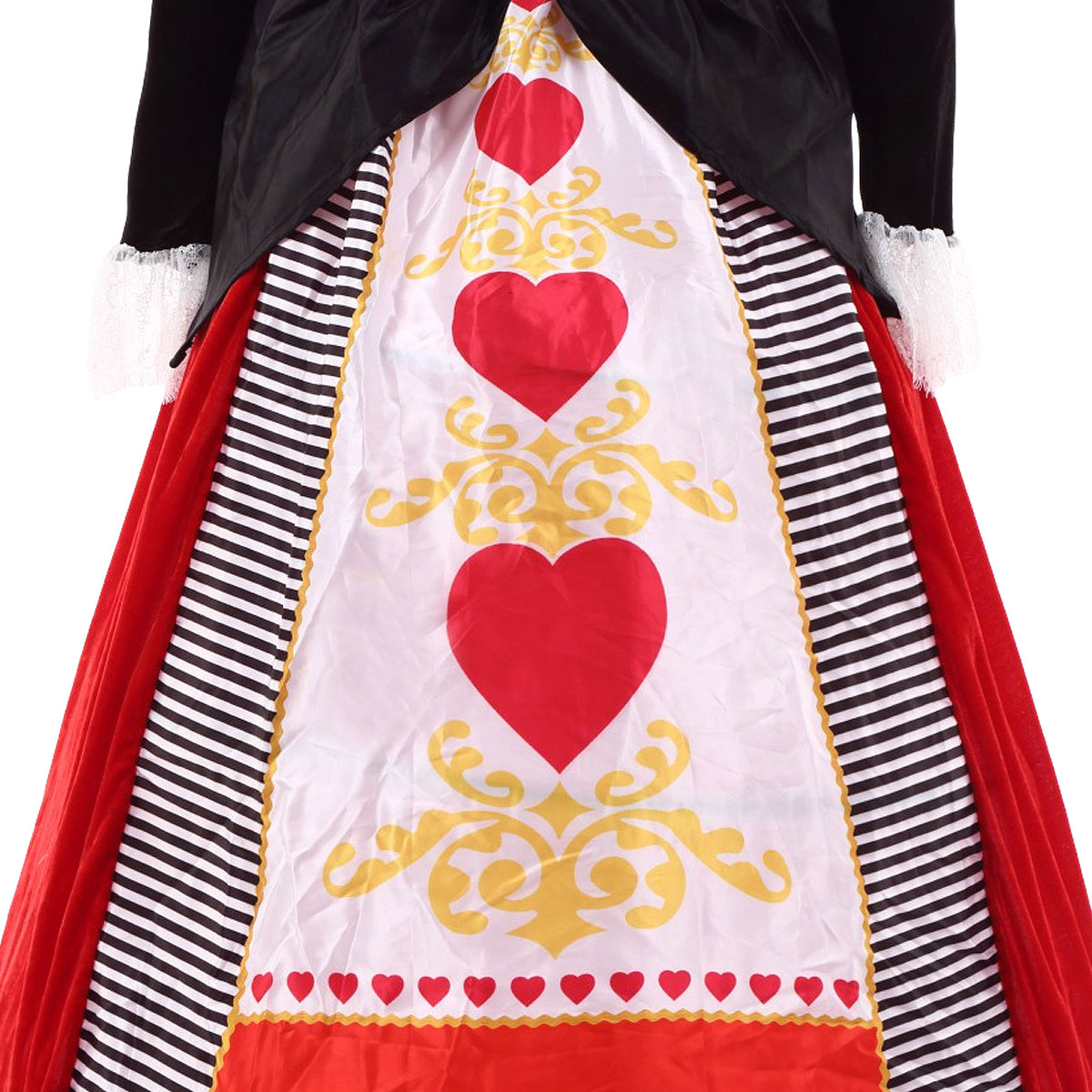 楽天市場 ハートの女王 コスプレ 衣装 アリス 赤の女王 コスチューム ワイヤー無し いいひ 楽天市場店