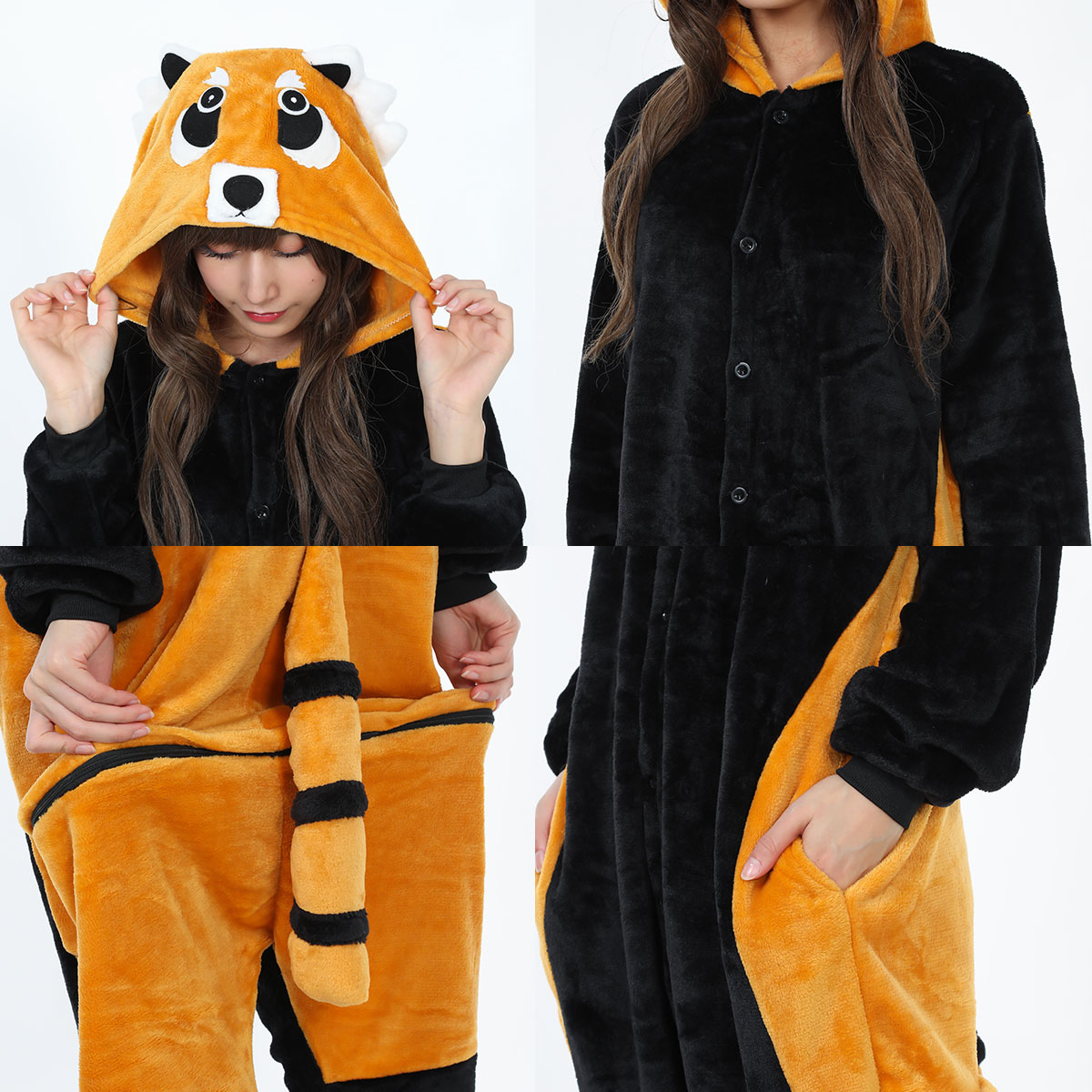 楽天市場 レッサーパンダ 着ぐるみ アニマル コスプレ かわいい 動物 着ぐるみパジャマ 大人 動物 パジャマ メンズ レディース いいひ 楽天市場店