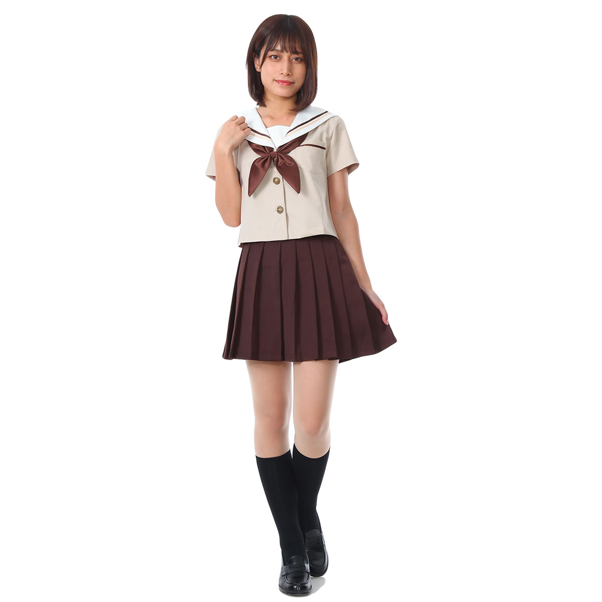 楽天市場 セーラー服 コスプレ 女子高生 制服 コスチューム 茶 Jk 学生服 仮装 衣装 いいひ 楽天市場店