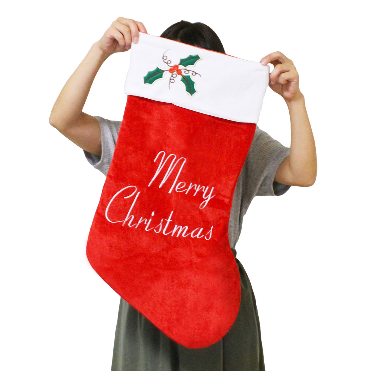 楽天市場 クリスマス 靴下 プレゼント 大きい サンタ くつ下 サンタクロース ソックス クリスマスプレゼント いいひ 楽天市場店