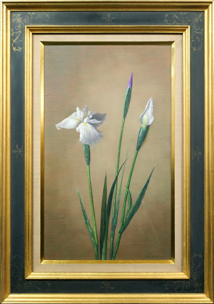 楽天市場】関口正男 「花菖蒲」 日本画10号 : 小野画廊