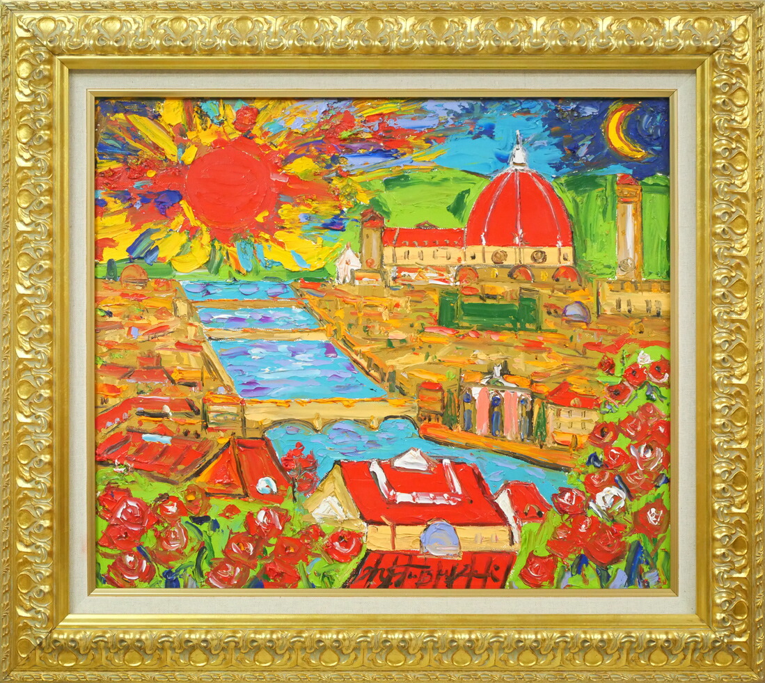 鈴木マサハル　「VENEZIA 」 油彩画　油絵 鈴木マサハル 「VENEZIA 」 油彩画 油絵