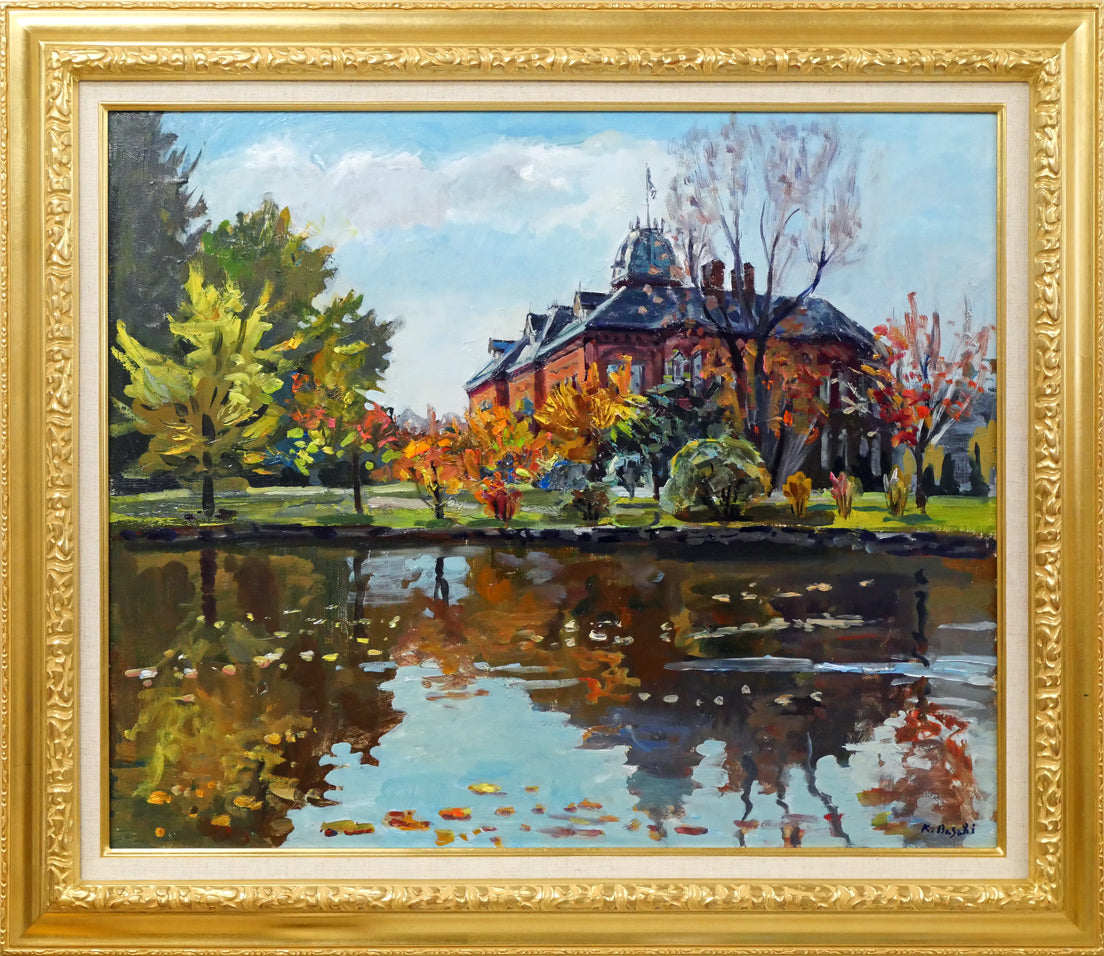 楽天市場】原田 優「早春」油絵・F4号 双樹会運営委員 「一枚の繪