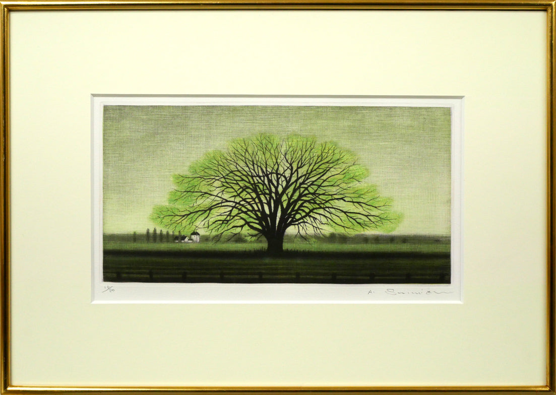 楽天市場】清水 敦「むつごろう車」銅版画・限定サイン入 人気版画家