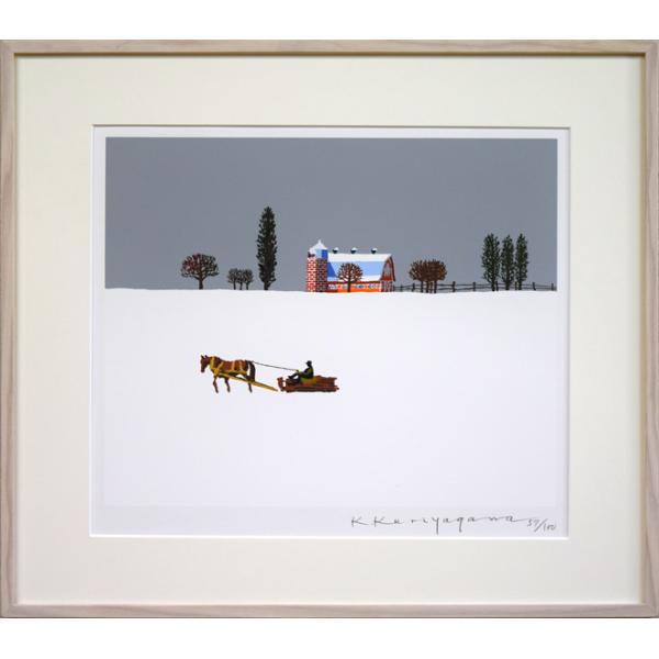 楽天市場】栗谷川 健一「丹頂鶴の世界（阿寒）」シルクスクリーン版画