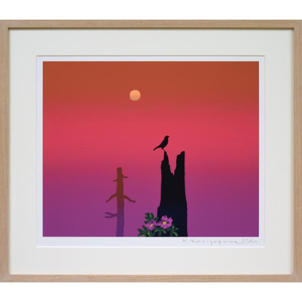 楽天市場】大本 靖「トムラウシ」木版画・限定サイン入り 北海道木版画