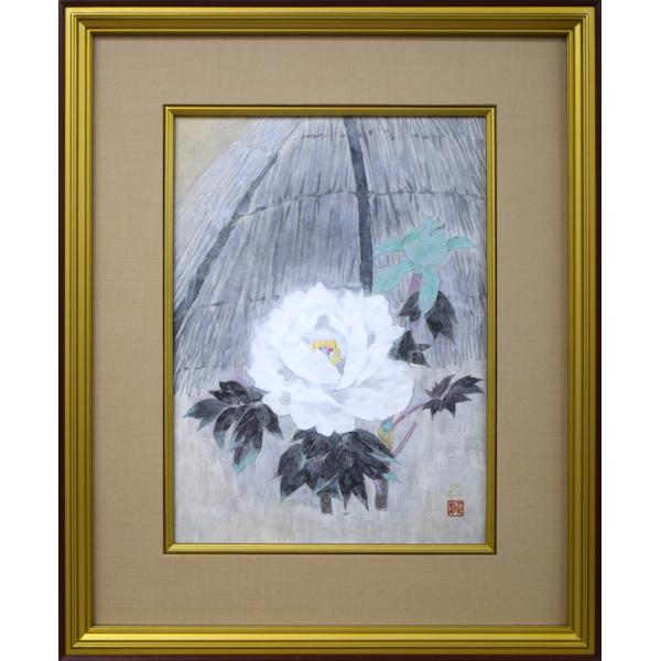 楽天市場】高橋 天山（旧雅号：秀年）「富貴花」日本画10号共シール