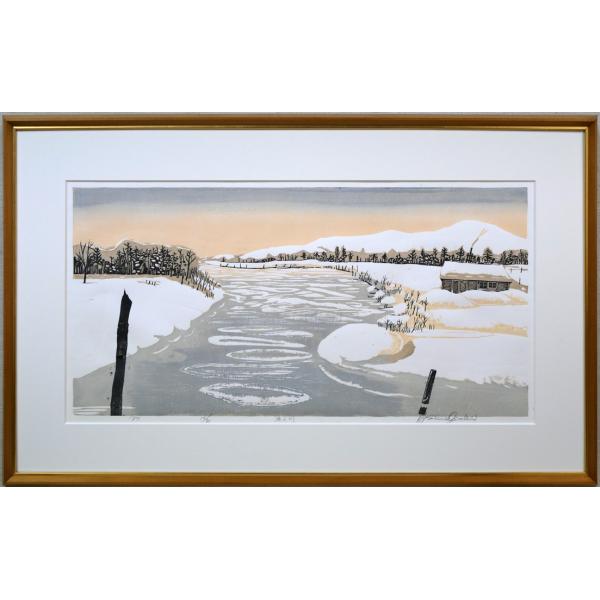 OnOFF！☆ 大本靖 ☆「 丹頂づる」木版画　八ツサイズ　未使用！ 楽天市場】大本 靖「トムラウシ」木版画・限定サイン入り 北海道木版画