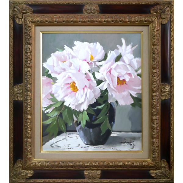 楽天市場】山本真也 「牡丹」 日本画12号 : 小野画廊