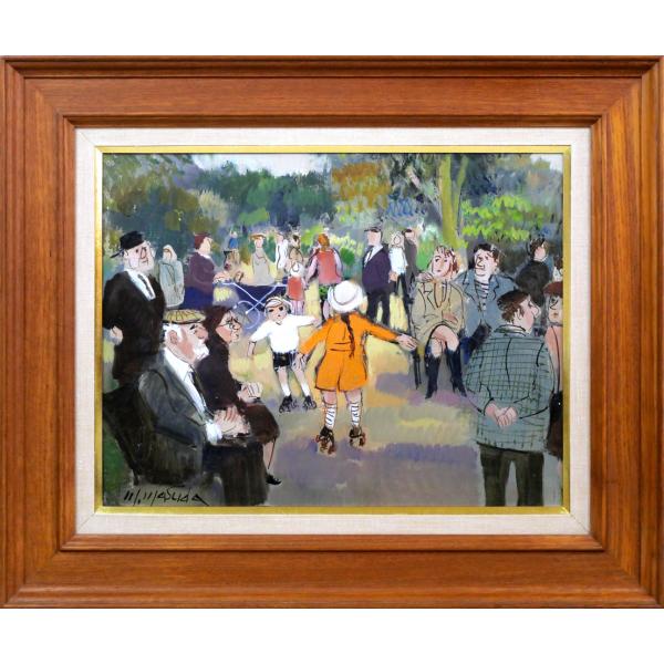 楽天市場】増田 誠「キャフエーテラス」油絵・F6号 釧路が育んだ世界の