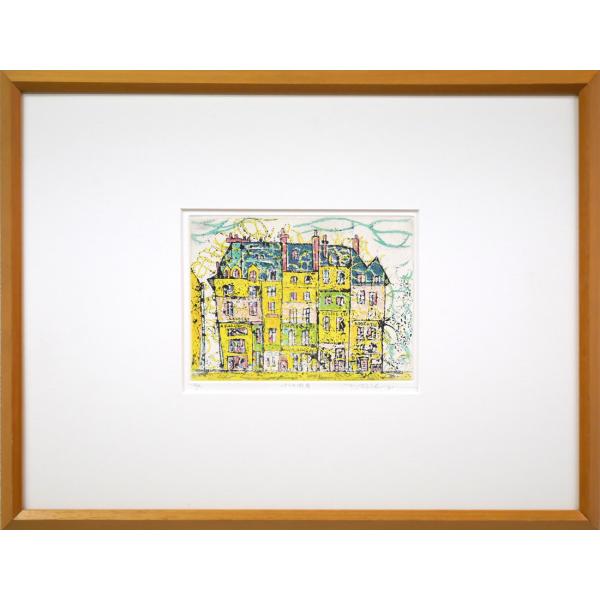 楽天市場】渋谷 栄一「鳥とステンドグラス」銅版画 春陽会会員 日本