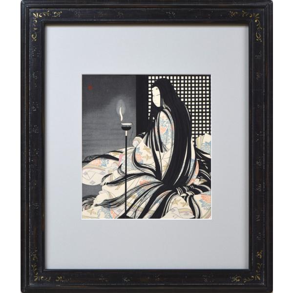 楽天市場】渡辺 章雄「秋草」日本画・S4号 創画会会員 百貨店人気画家